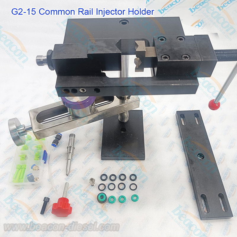 G2-15 Common Rail Injector Holder kit with mounting stand and accessories