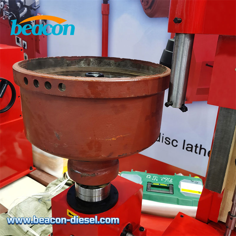 Close-up of T8362 spindle and brake drum mounting area