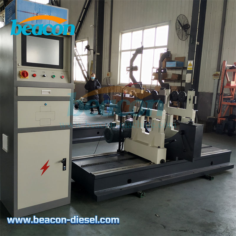 YYQ-200S belt drive dynamic balancing machine front view