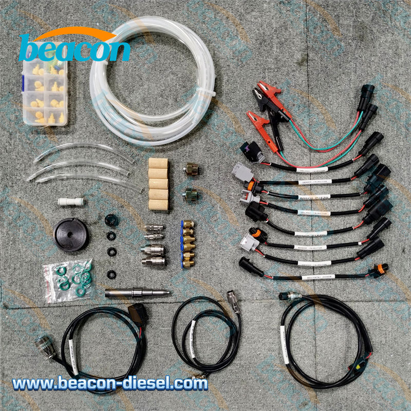 Set of adaptors and cables for various injector types