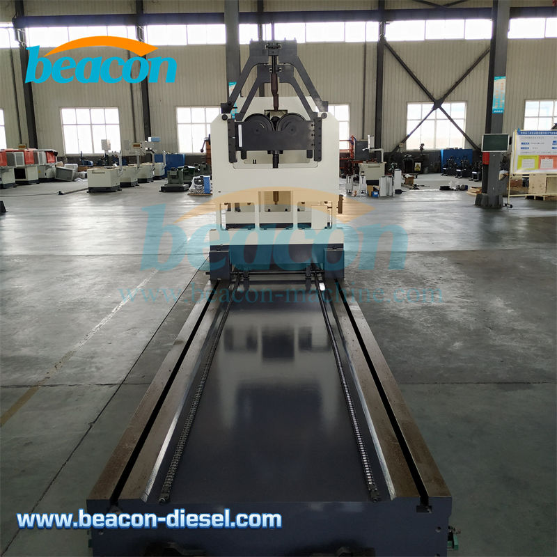 Drive system with 75kw motor and gearbox on balancing machine