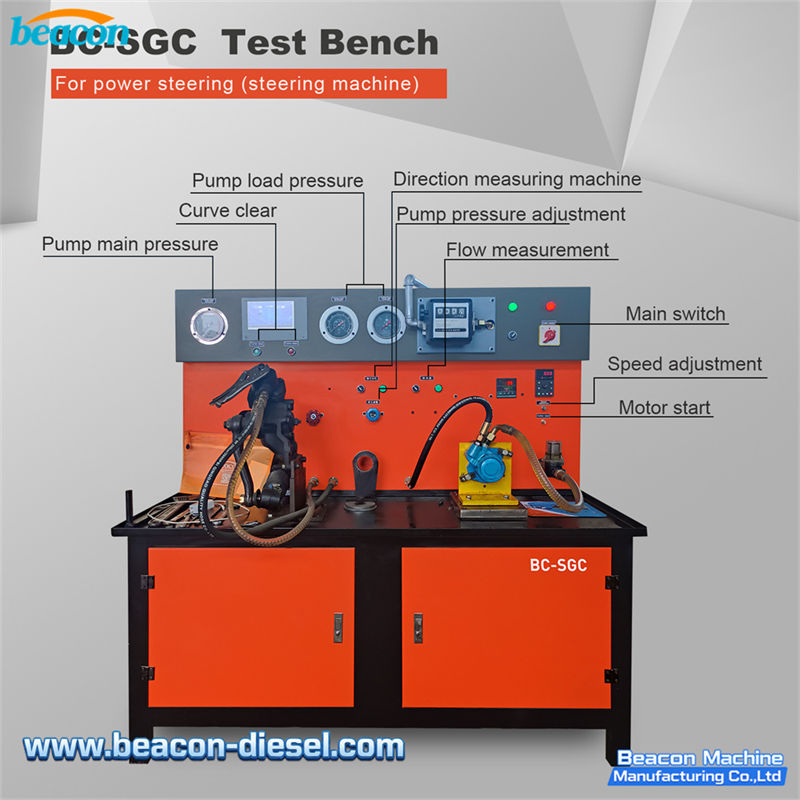 detials of BC-SGC power steering test bench