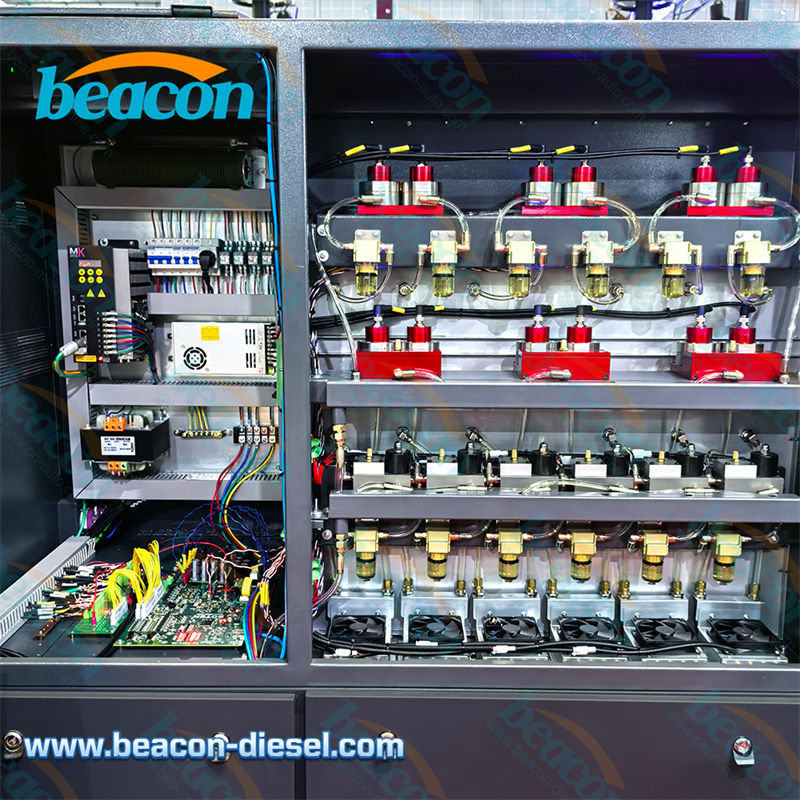 Internal mechanism solenoid valve and filter of CR718D tester