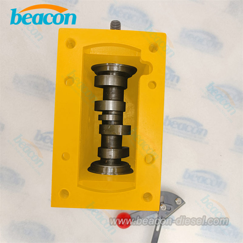 Top view of pump flange mounting interface