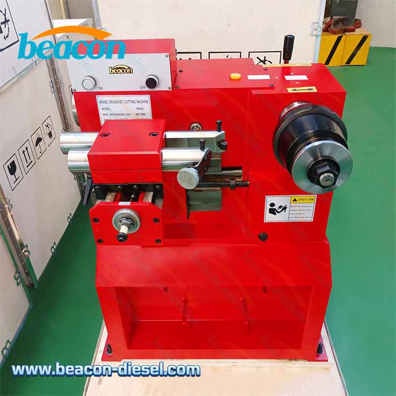 T8445 brake disc repair machine front view