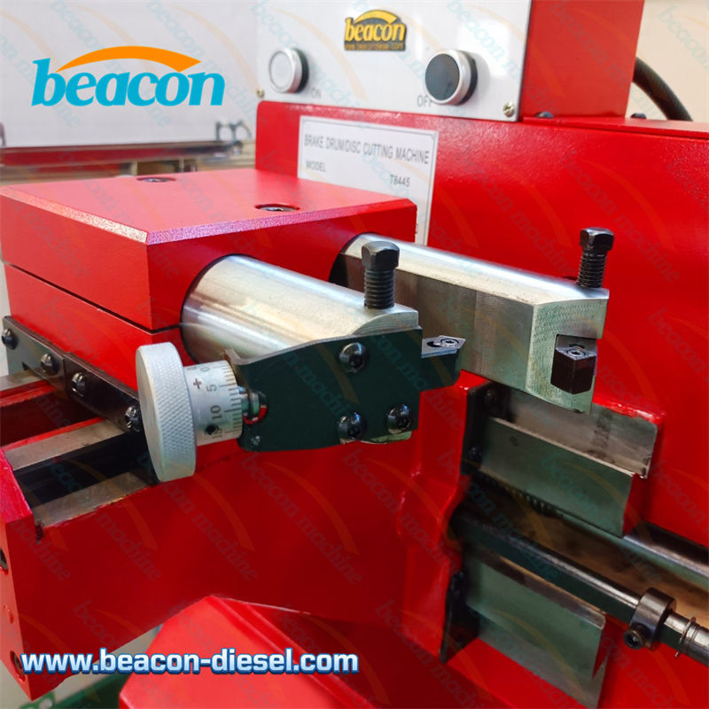 Close-up of T8445 cutting tool and knife holder