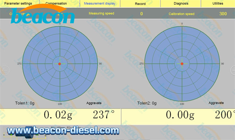Dynamic Balancing System Interface