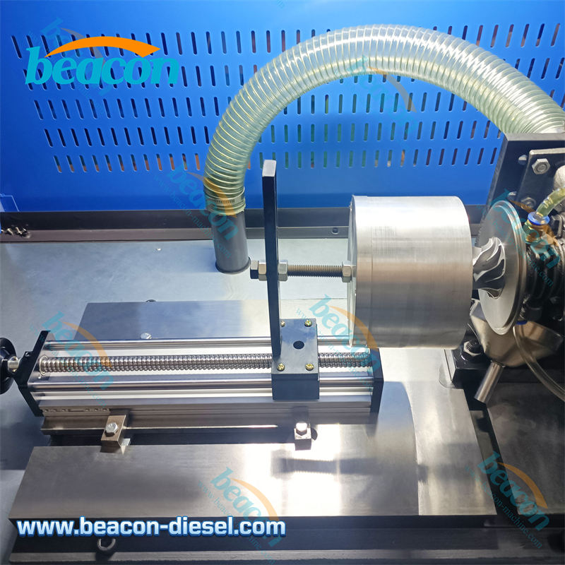 Detailed clamp and sensor view