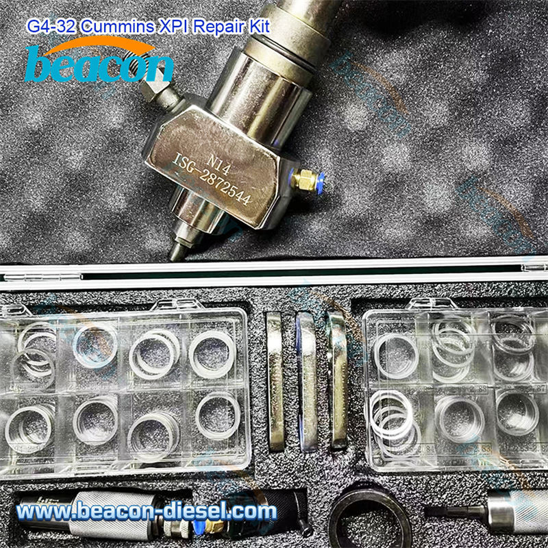 Precision injector adapter and clamping fixture for XPI maintenance