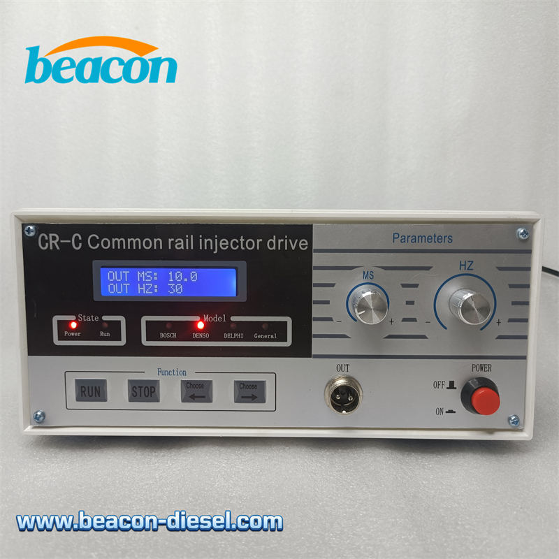 CR-C tester control panel and adjustment knobs detail