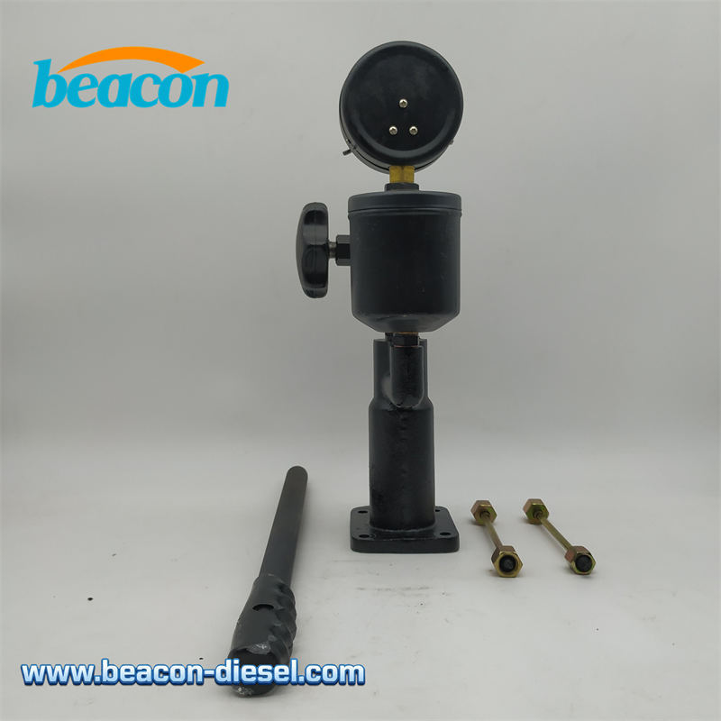 PS400A manual pump lever and iron base detail