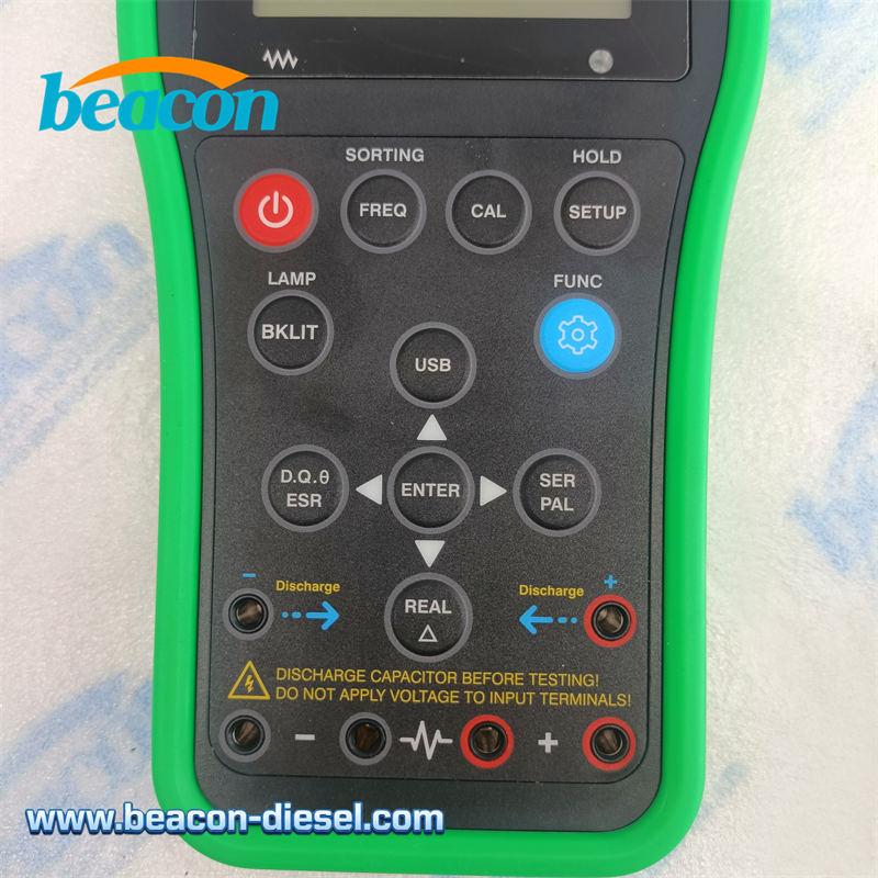 HW-LCR06 Tester Control Panel Details