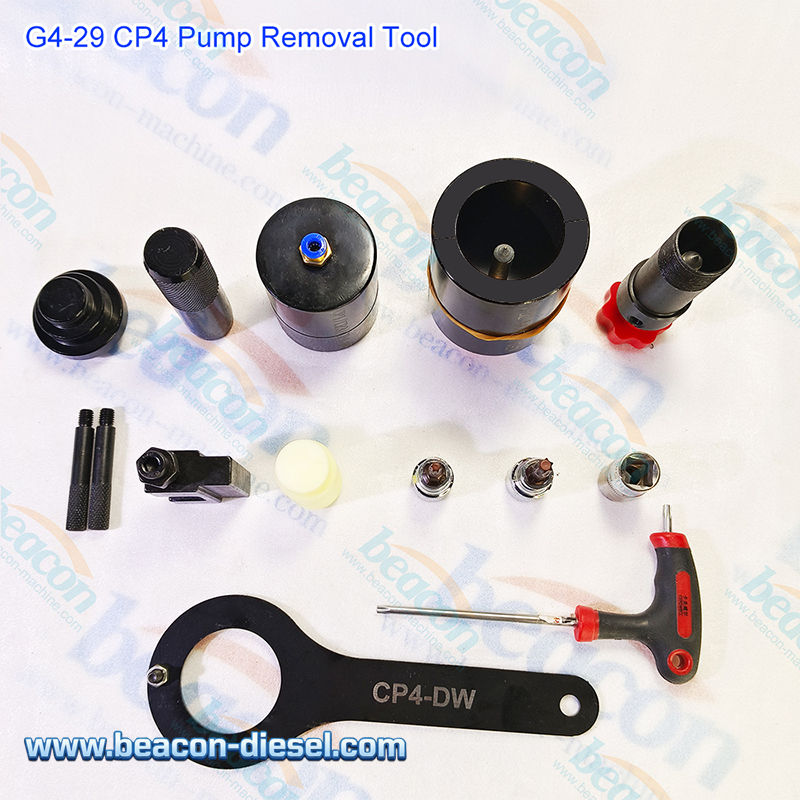 G4-29 CP4 pump removal tool kit inside aluminum case