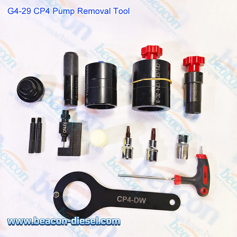 CP4 high pressure pump disassembly tool set components
