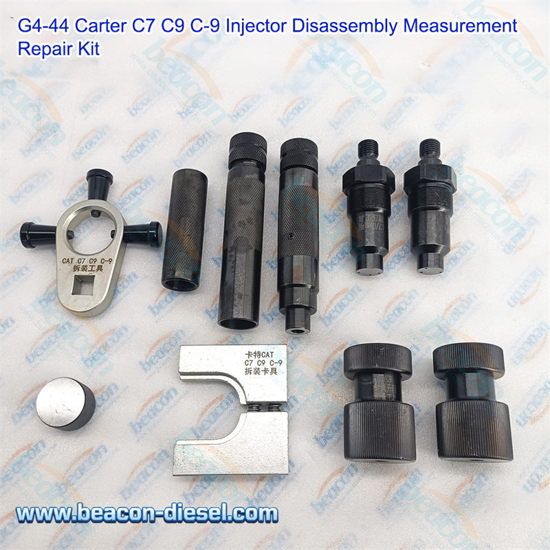 G4-44 Carter C7 C9 injector disassembly tool kit top view