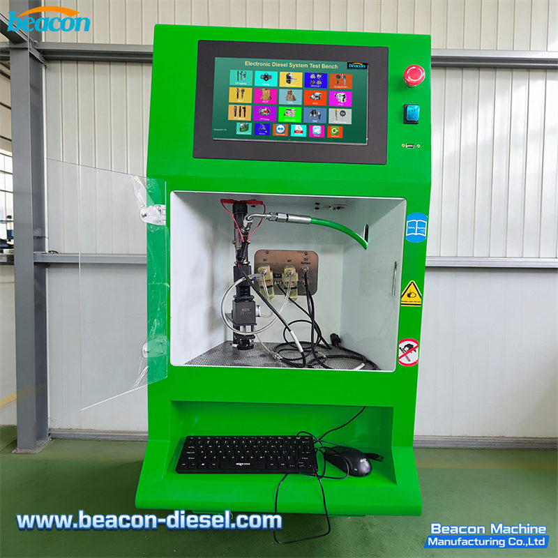 EPS212 injector test bench front view